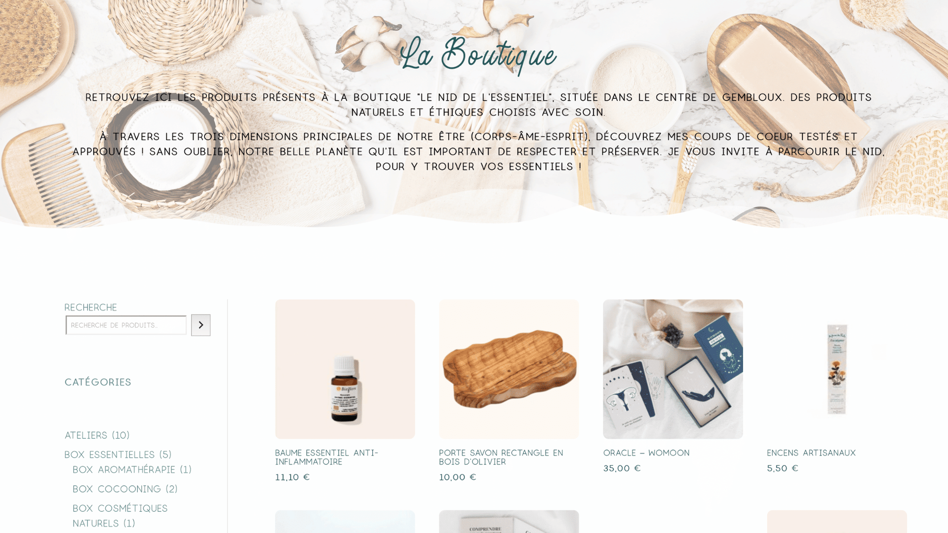 Page d'accueil Après