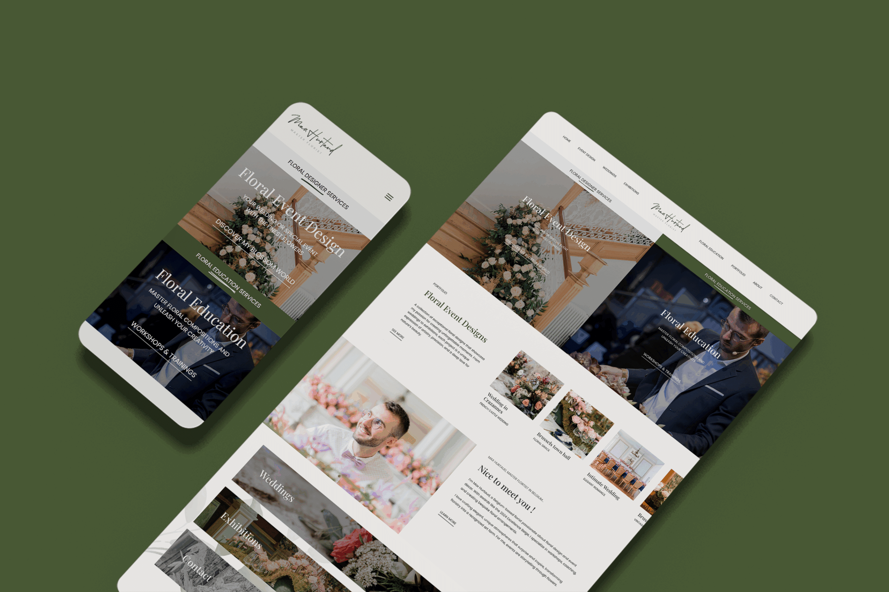 Design site web fleuriste